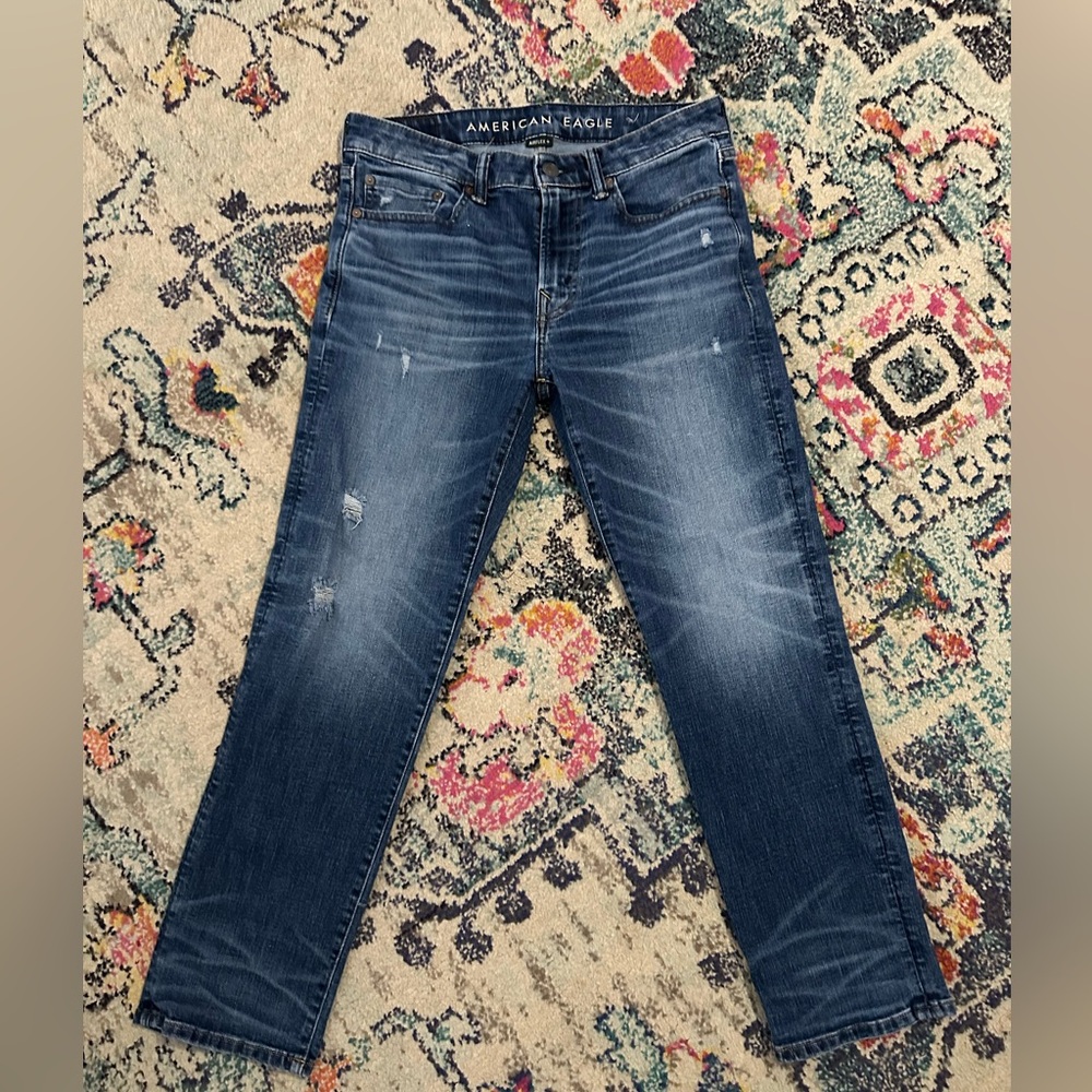 Men’s American Eagle original straight air flex jeans size 31X30.